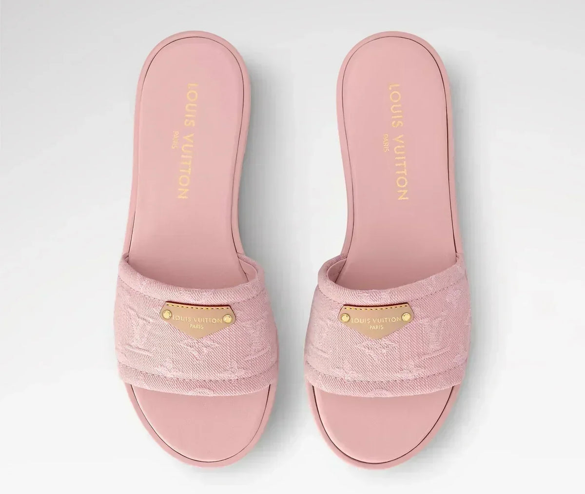“LV“ Denim Sandalen