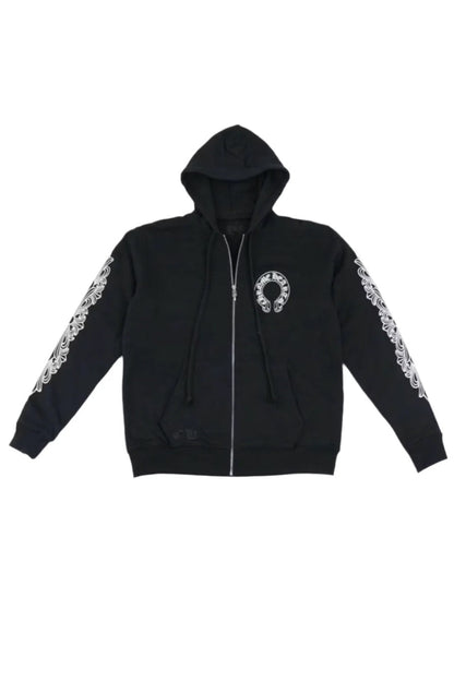"Chrome" Zip Hoodie